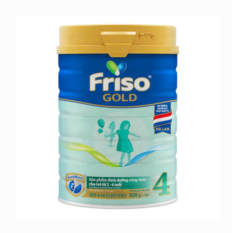 Chọn mua Sữa Friso Gold số 4 850g (2 - 6 tuổi) - Sản phẩm giàu dinh dưỡng cho sự phát triển toàn diện của trẻ
